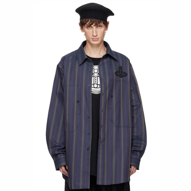 [50]비비안웨스트우드 25fw 스트라이프 셔츠