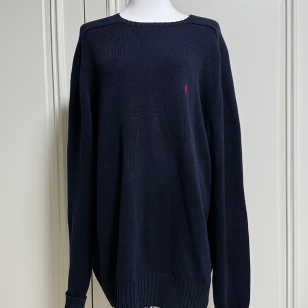폴로 랄프로렌 네이비 니트
