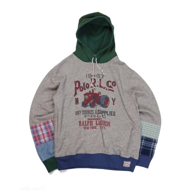 Polo by Raliph Lauren Patchwork Hoodie