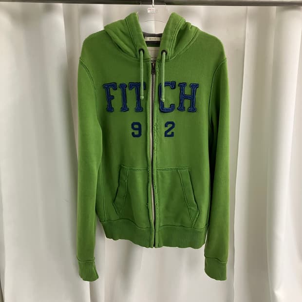 아베크롬비 그린 후드집업 L
