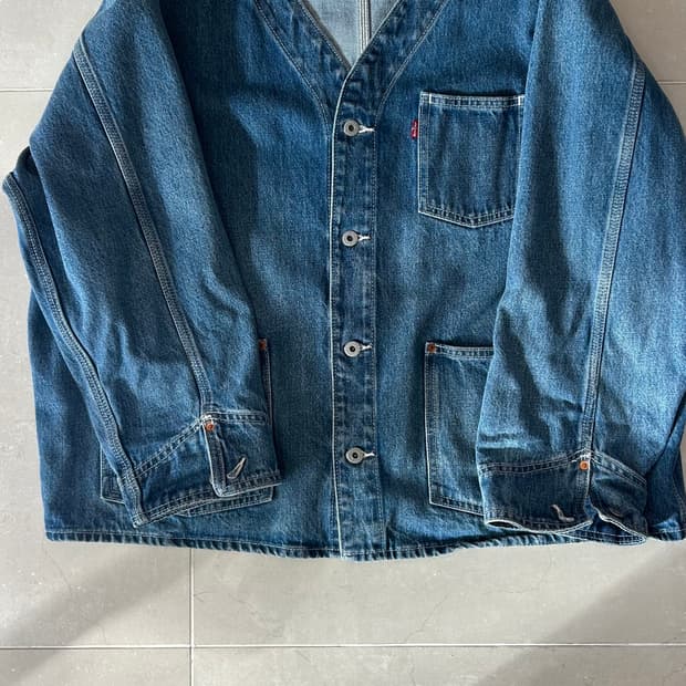 리바이스 데님 가디건 XL