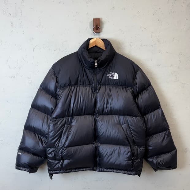 노스페이스 90s 미주 700 눕시 패딩 블랙
