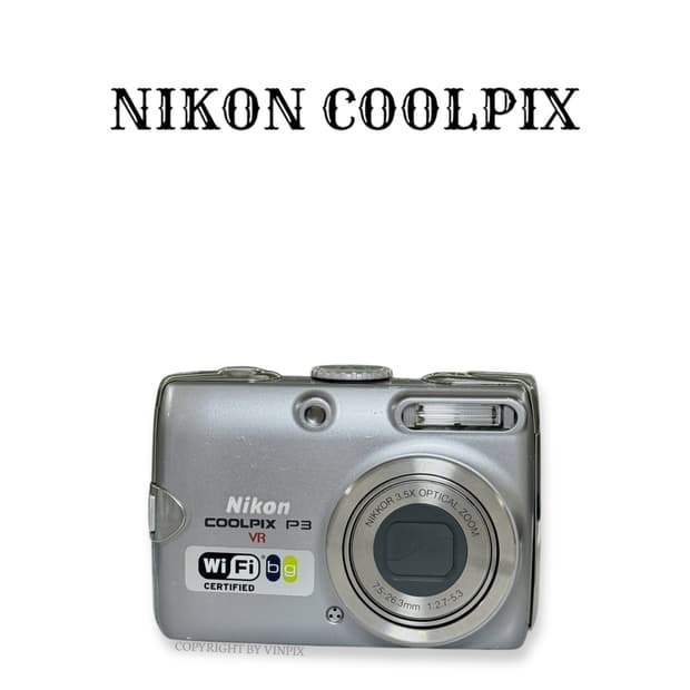 니콘 쿨픽스 P3(coolpix p3) 빈티지 디지털 카메라 디카