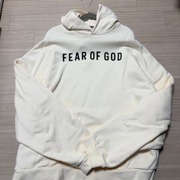 피어오브갓 FOG 아이보리 후드 L사이즈