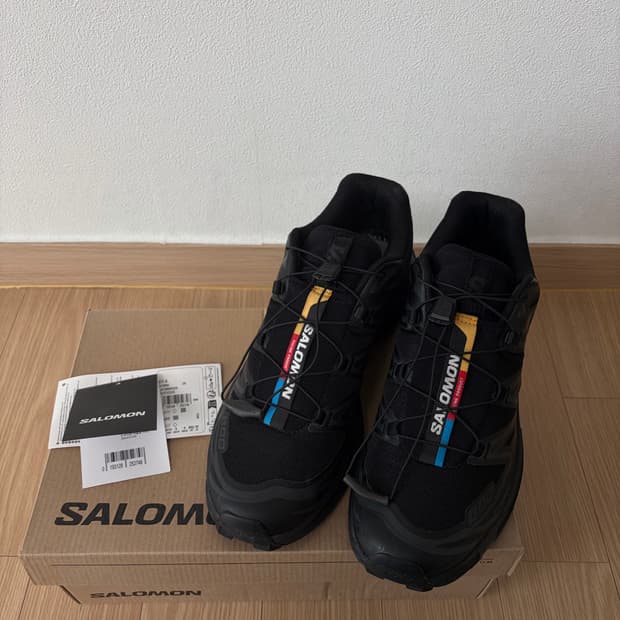 살로몬 xt-6 블랙 260