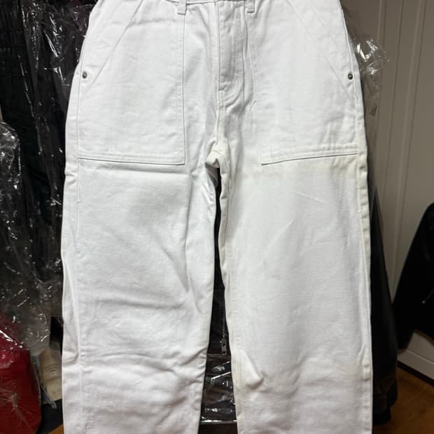 메이킷투 - 퍼티그 와이드 화이트 진 (찐화이트/S)