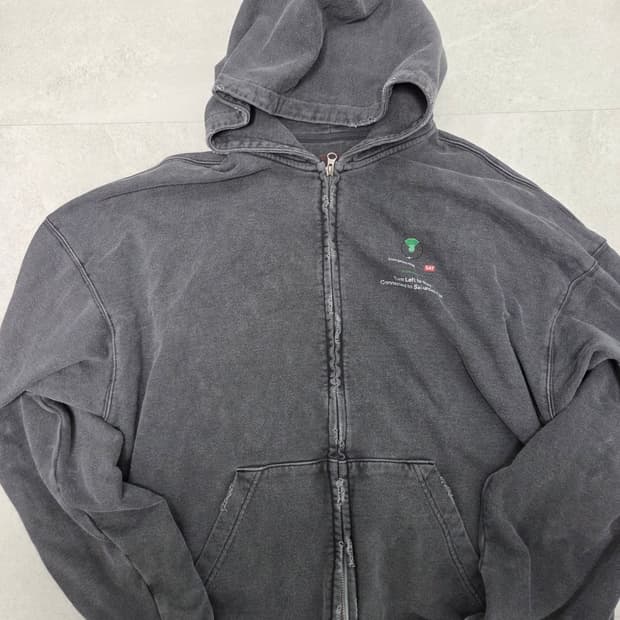 STU 워싱 후드 집업