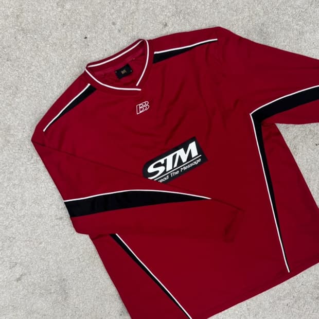 브라운브레스 롱슬리브 레드 STM RACING LONGSLEEVE