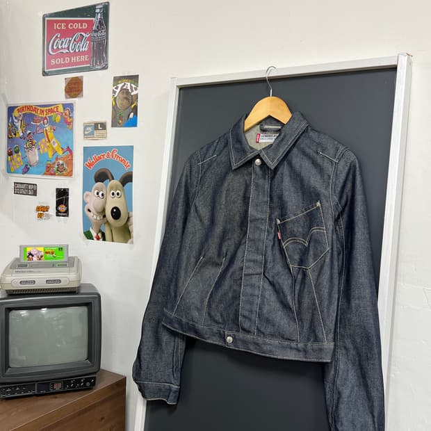 Levis 리바이스 엔지니어드 진스 인디고 데님 자켓
