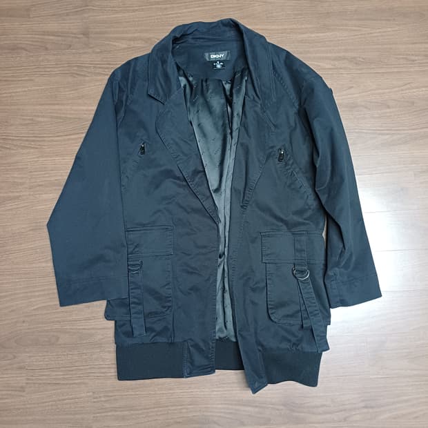 DKNY 루즈핏 미디 자켓 XS