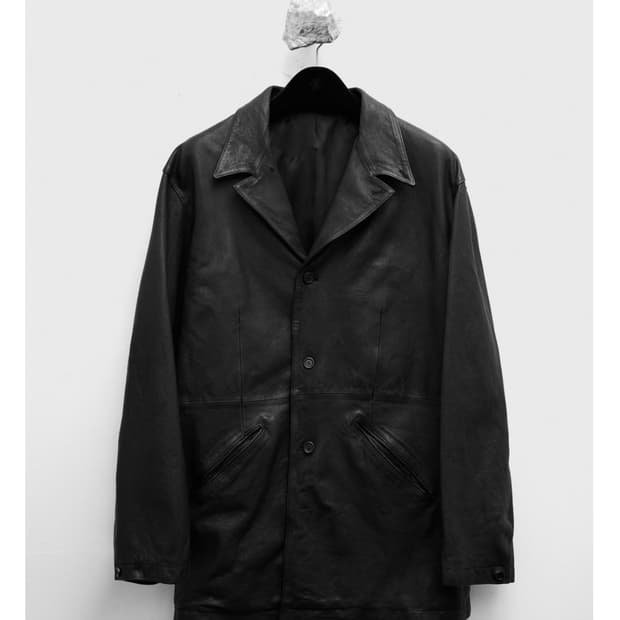 구매)유스 youth 워시드 레더자켓 xs/s사이즈