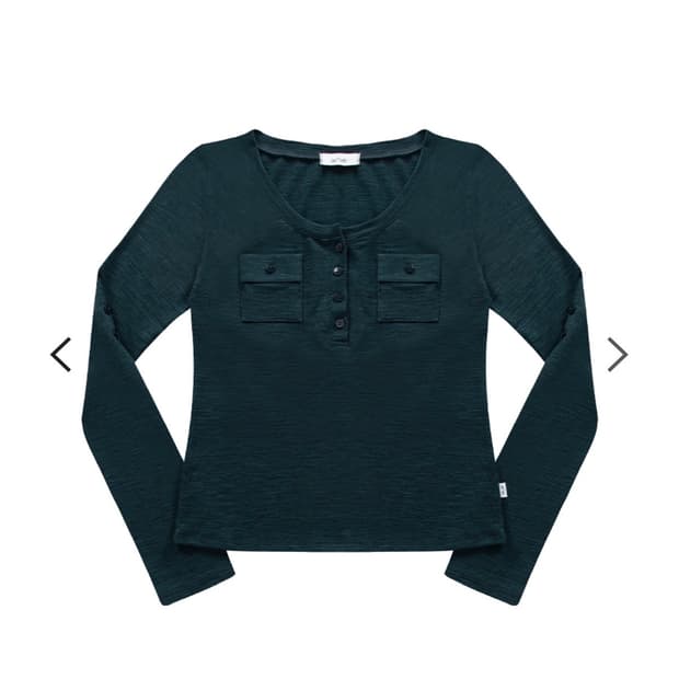 ATLANTA POCKET TEE / BLUE-GREEN