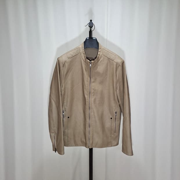 (택포) 빠니깔레 비건레더 베이직 싱글자켓 95-100 B521