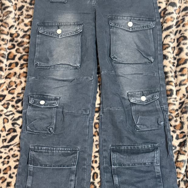 빈티지 블랙 데님