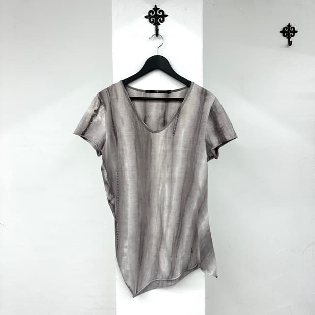 No id dyeing curve short sleeve