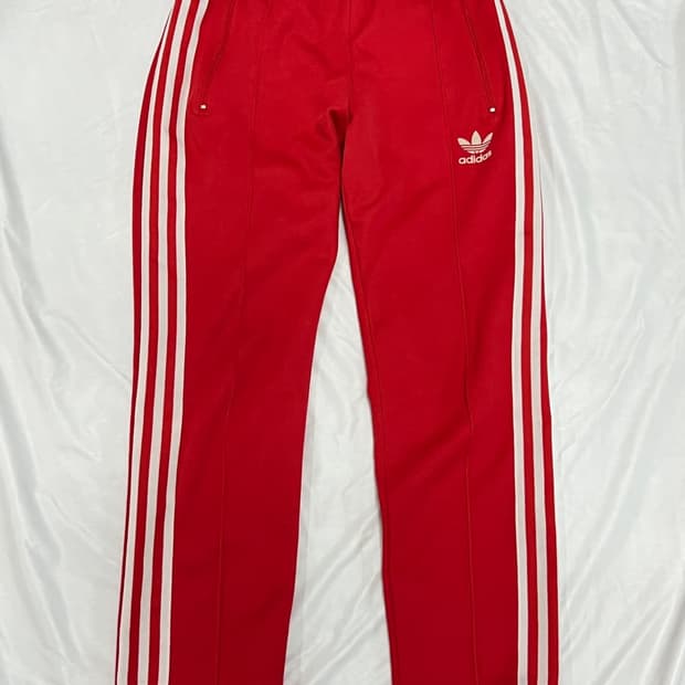 (90) 아디다스 유로파 트랙 팬츠 레드