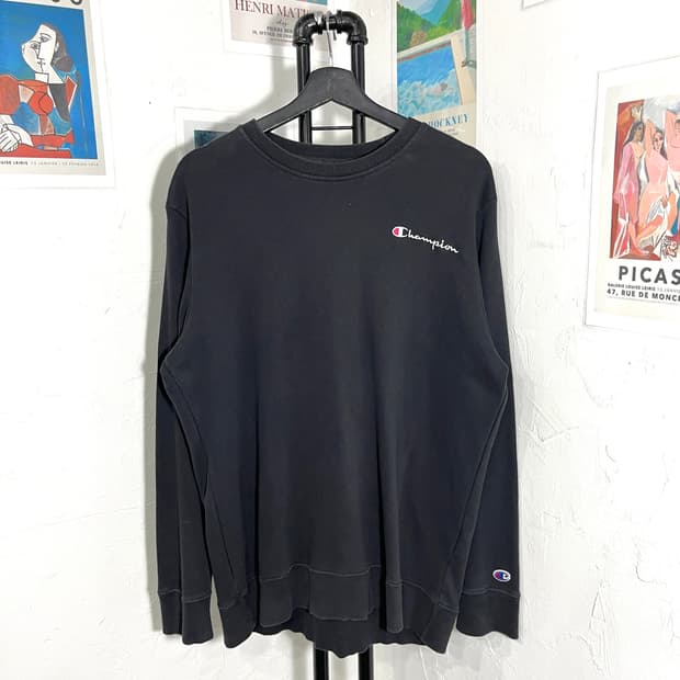 챔피온 자수로고 맨투맨