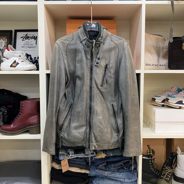 VTG 빈티지 lambskin 2way 레더 라이더자켓