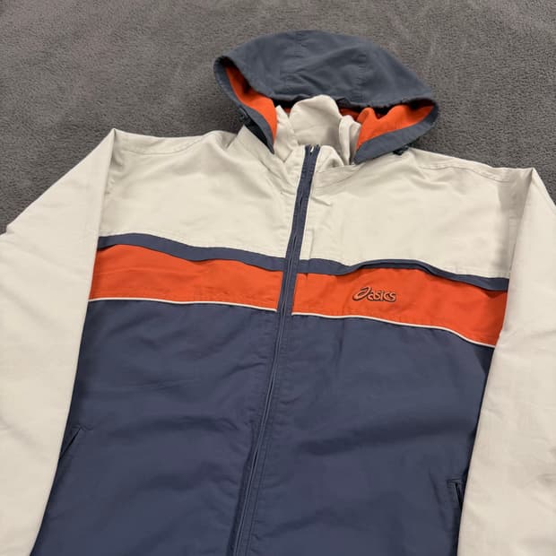 [ 정품/105 ] 아식스 올드스쿨 바람막이 자켓