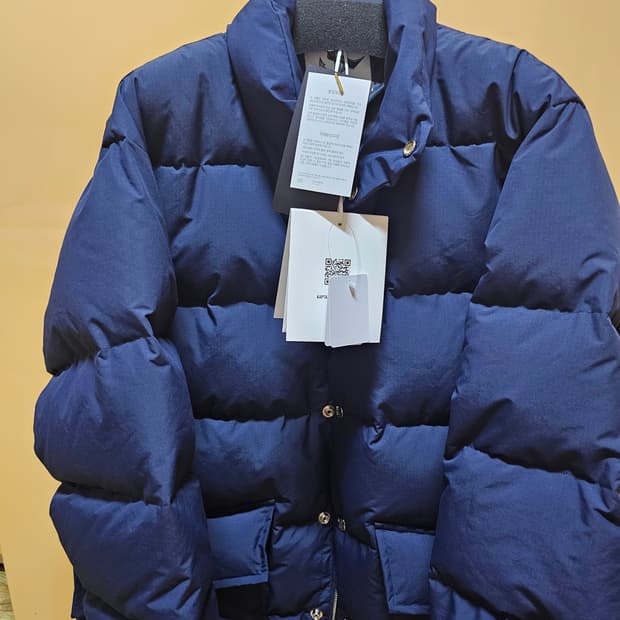 캡샤 선셋 24fw 다운 자켓 네이비 38 ( m )사이즈 새제품 