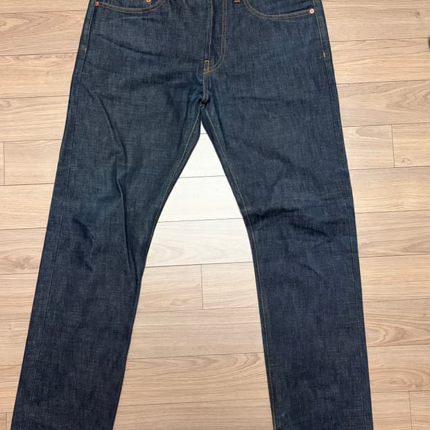 슈프림 리지드 슬림 셀비지 진 리지드 인디고 (32)