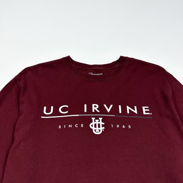 챔피온 US어바인 버건디 롱슬리브 맨투맨 (M)