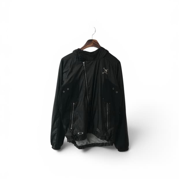 2000s Oakley Carbon Pattern Skull Jacket