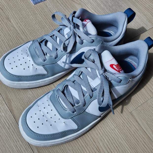 (GS) 나이키 코트 버로우 로우 2 라이트 스모크 그레이 240