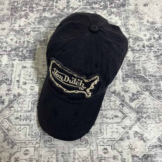 Vondutch Black ball cap