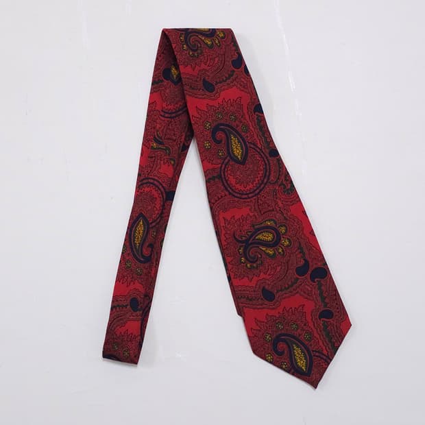 새상품) 폴로 페이즐리 넥타이