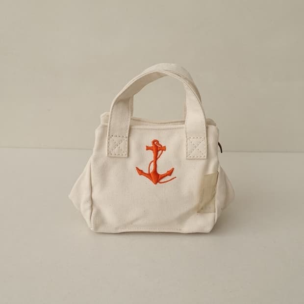 Kapital 범포 캔버스 미니 토트백 