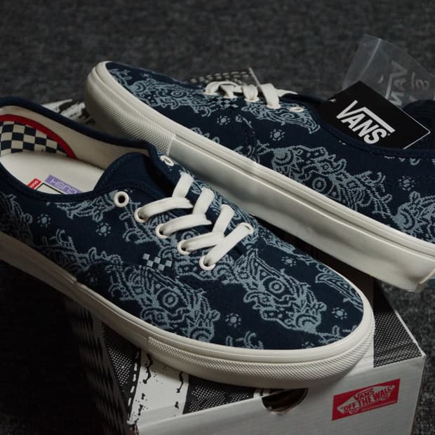 (285) 반스 스케이트 어센틱 네이비 페이즐리