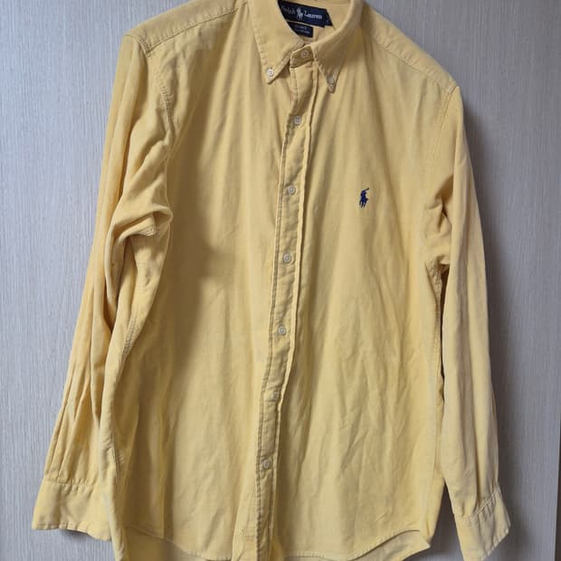 폴로 랄프로렌  코듀로이 셔츠 남방 옐로우 M 남성