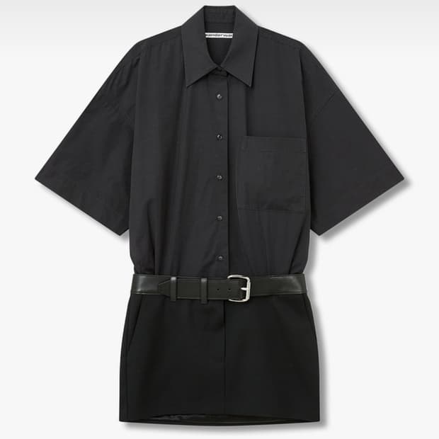 [0,2]알렉산더왕 벨트 셔츠 미니 드레스