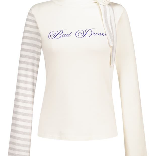 샵페어리  petit scarf stripe turtleneck (ivo