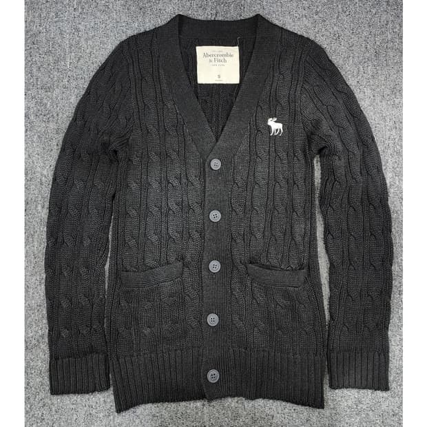 아베크롬비 앤 피치 케이블 니트 가디건 S