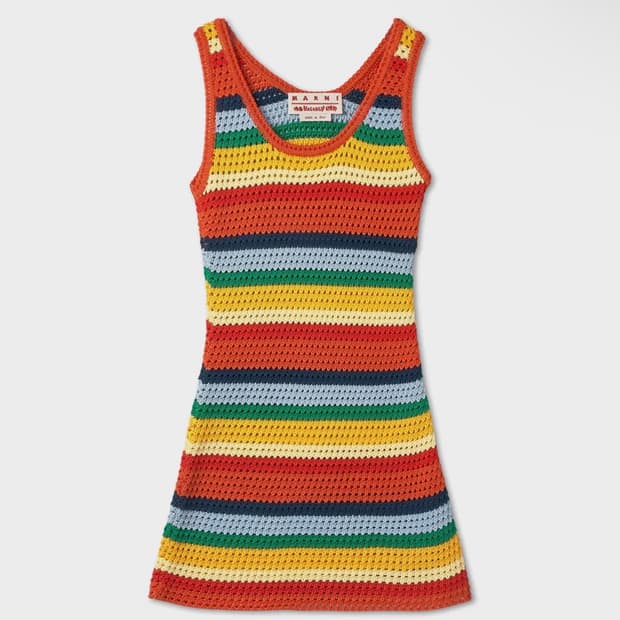 마르니 슬리브리스 니트 원피스 38