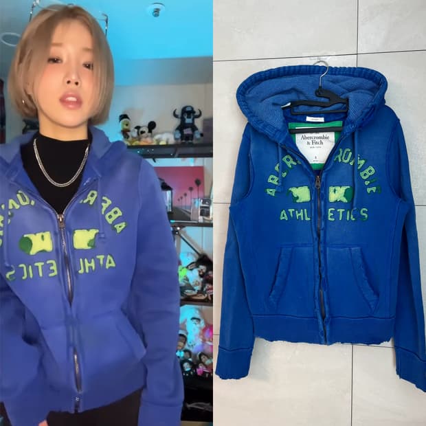 아베크롬비 영파씨 선혜 후드집업 (S)