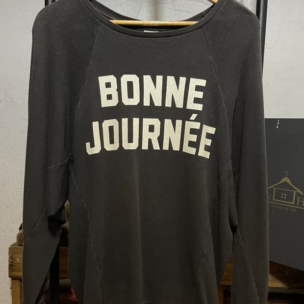 러셀 90s Bonne Journee 스웻 셔츠