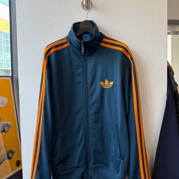 아디다스 파이버드 져지 네이비/오렌지 90 
