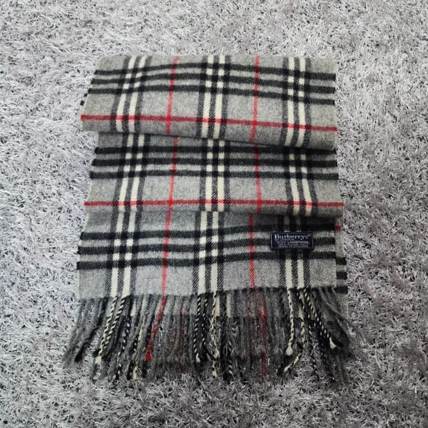 버버리 울 머플러