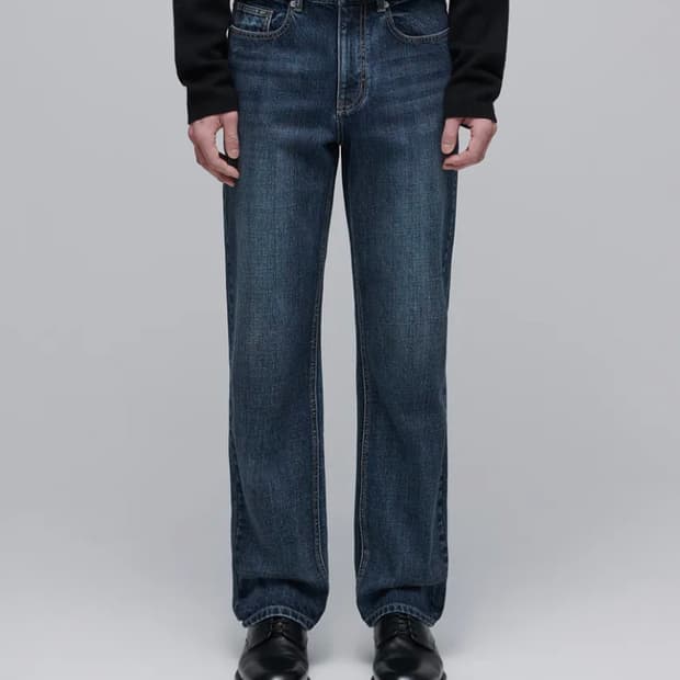 무신사 스탠다드 콘 스트레이트 데님 팬츠 30사이즈