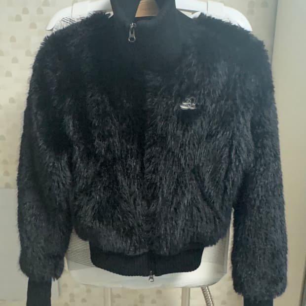 스컬프터 퍼 집업 자켓 M