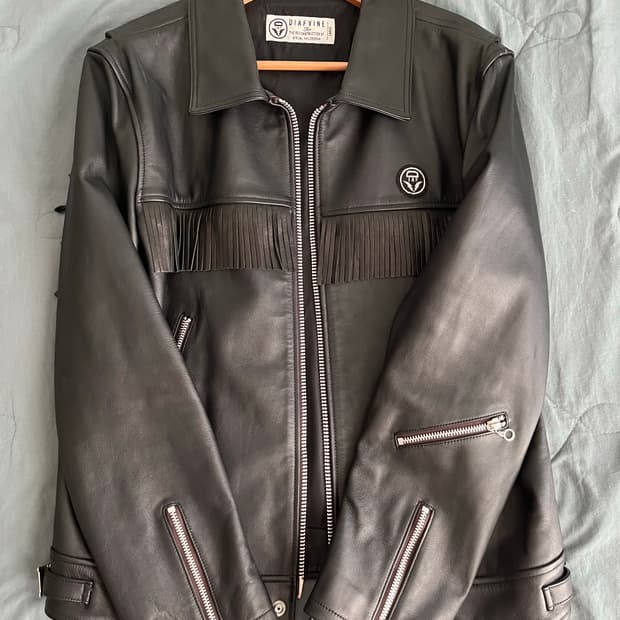 디아프바인 웨스턴 레더자켓
