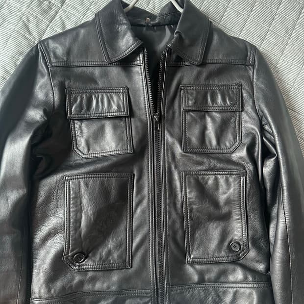 램스킨 양가죽 레더 자켓