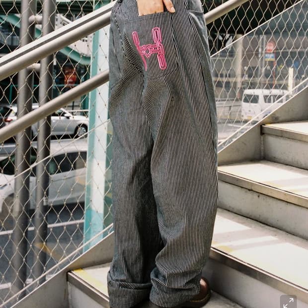 웹하우스 스트라이프 데님 단종