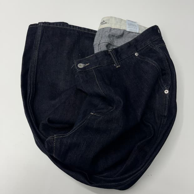 러프사이드 드레이프 시그니처 데님