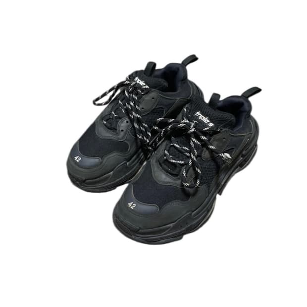 발렌시아가 트리플 S 올블랙 42