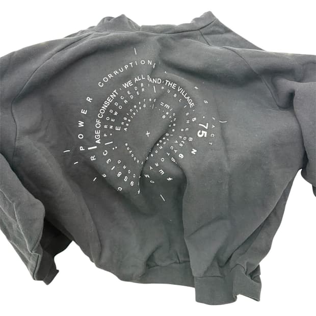 AW03 raf simons closer hoodie