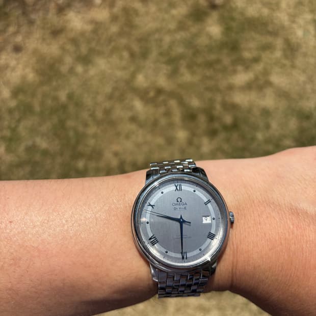 오메가 드빌 39.5mm 블루핸즈 모델